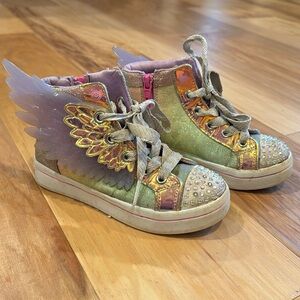 Twinkle toes Unicorn wings light up shoes